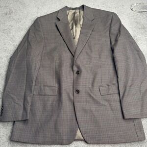 Lauren Ralph Lauren Men's 46L Two Button Blazer 100% Wool Brown